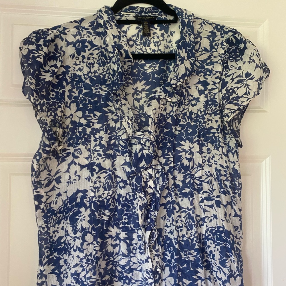 Banana republic size xl silk blend